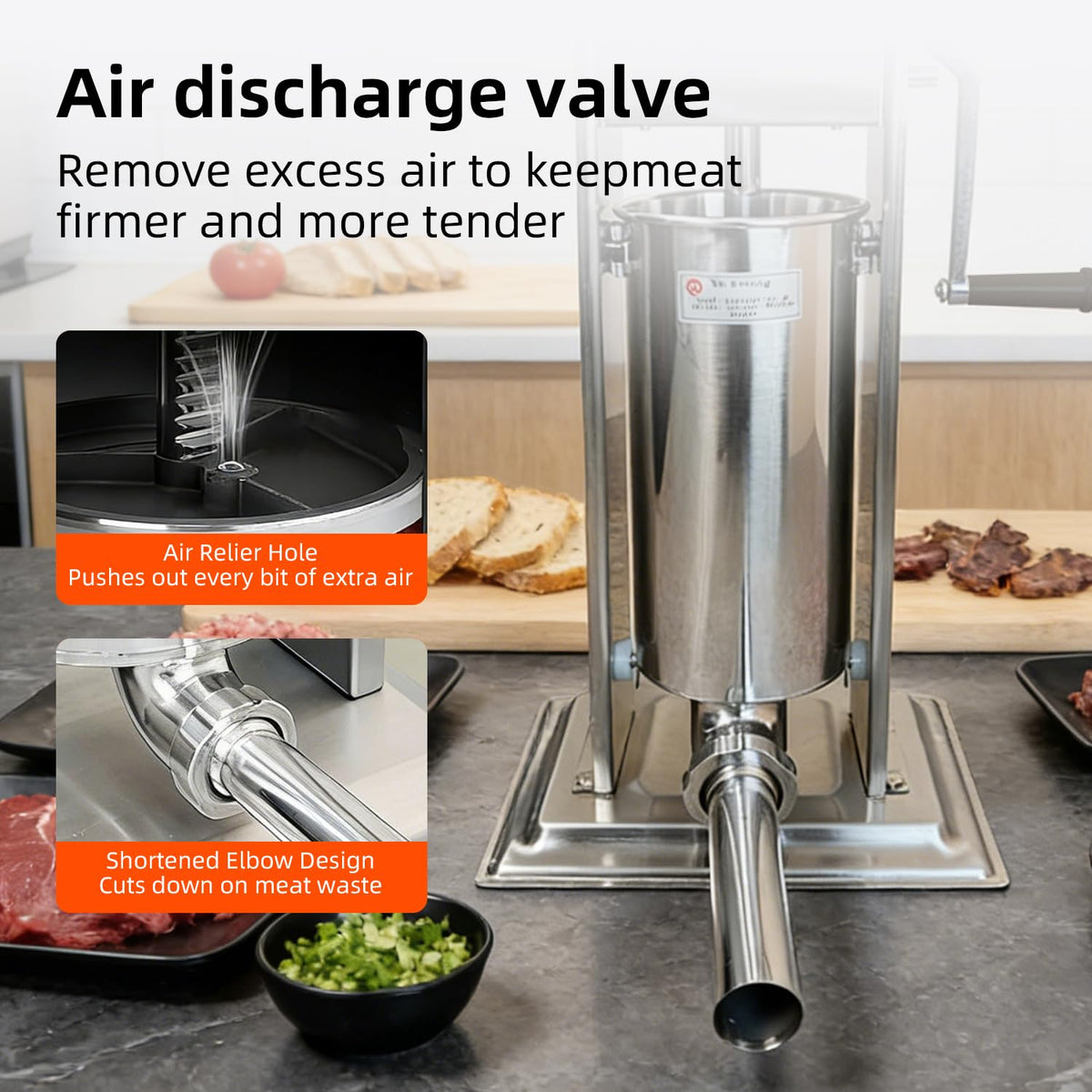 11LBS/5L Vertical Sausage Stuffer L1303