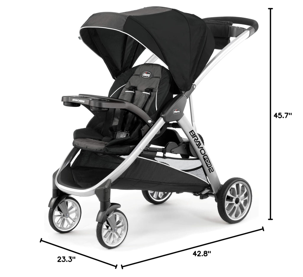 Double Stroller with Child & Parent Tray K932
