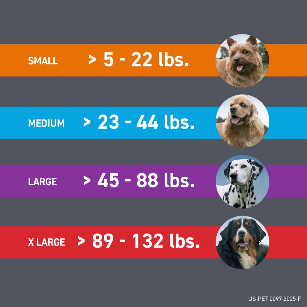 Flea & Tick Spot Treatment for Small Breed Dogs 5-22 lbs D8432