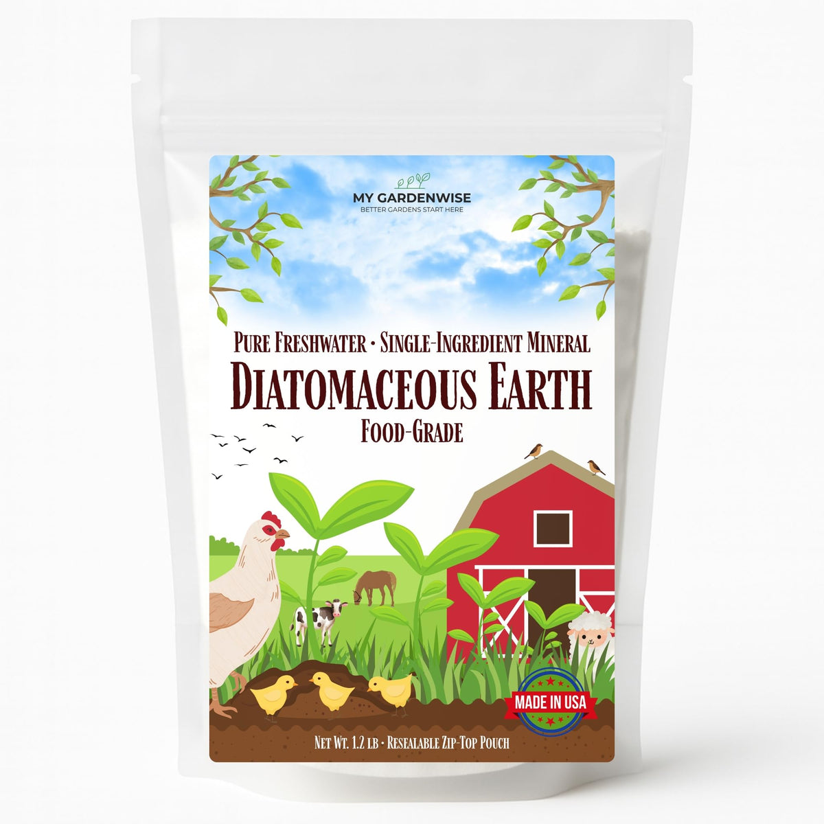 Food Grade Diatomaceous Earth Powder 1.2 lb D9525