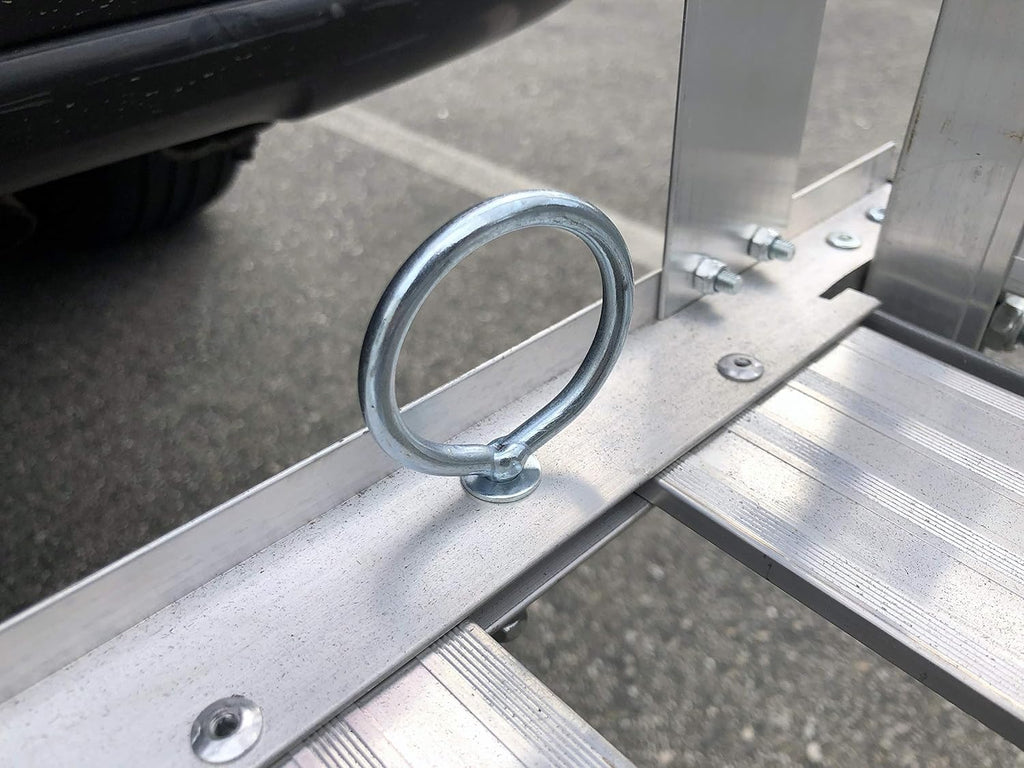 Aluminum Hitch Mount Wheelchair Carrier with 47" Ramp Q229