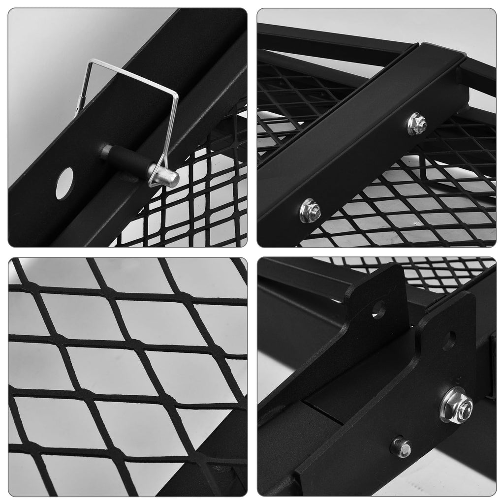 Folding Wheelchair Scooter Carrier Rack 250KG Ramp Hitch Mount R7287