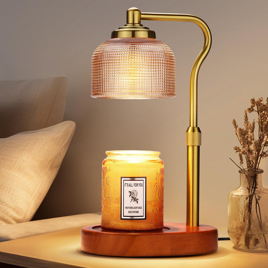 Electric Candle Warmer Lamp with Timer Dimmable Height Adjustable X842