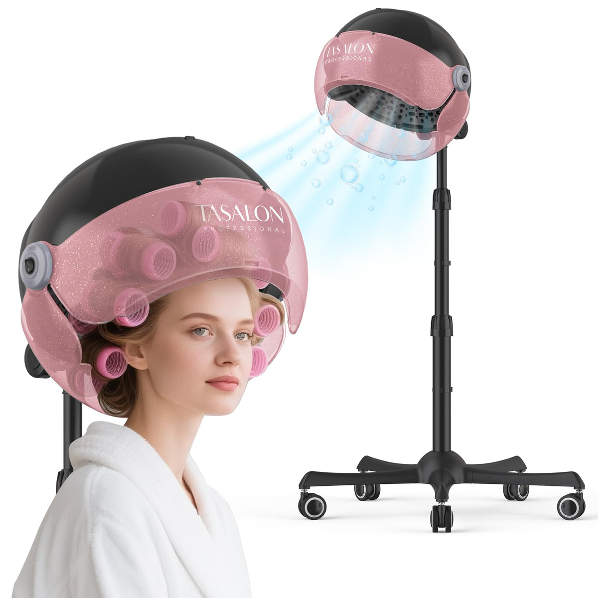1875W Pink Hooded Hair Dryer F62305