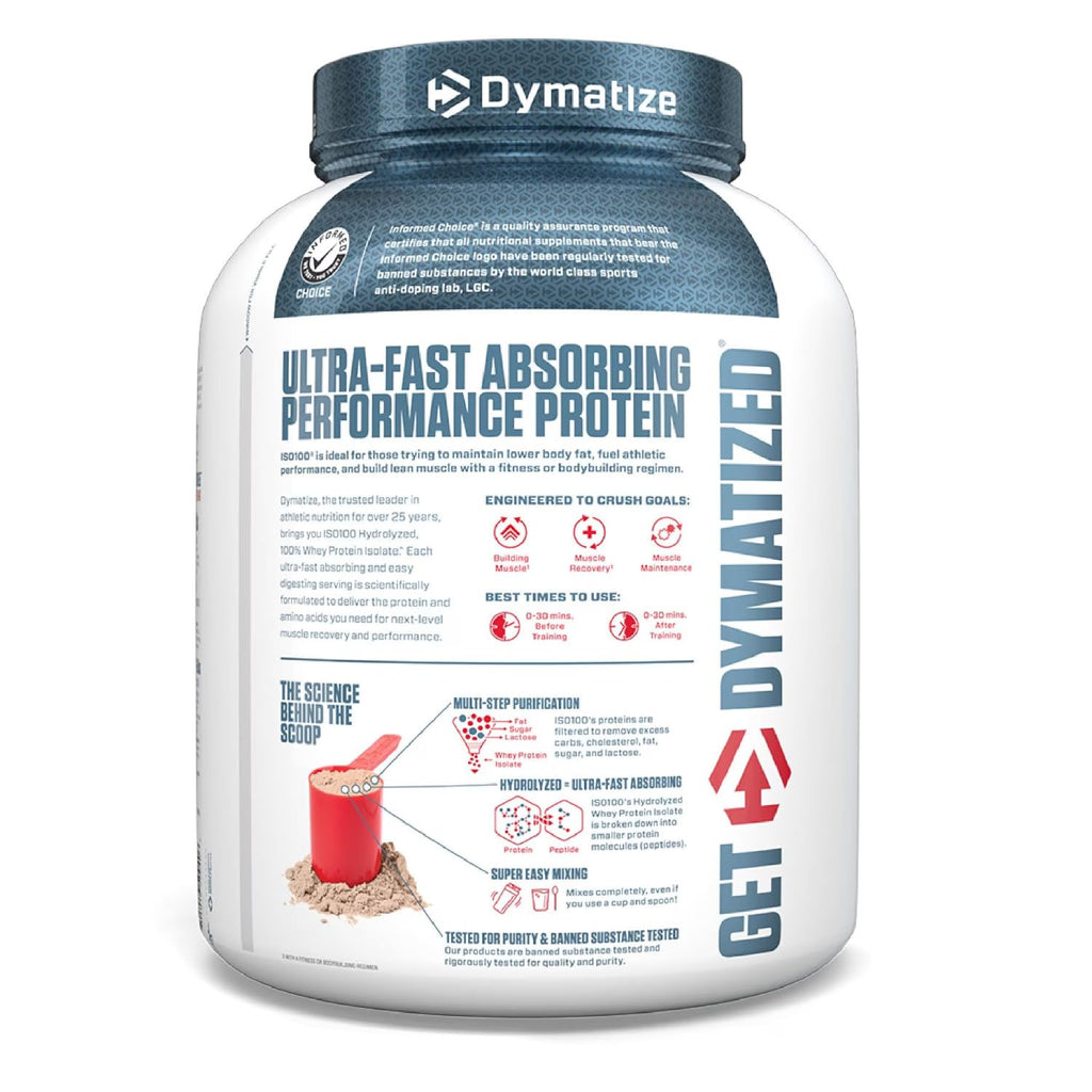 Hydrolyzed Whey Protein Powder Isolate, Fudge Brownie, 5 Pound Z374