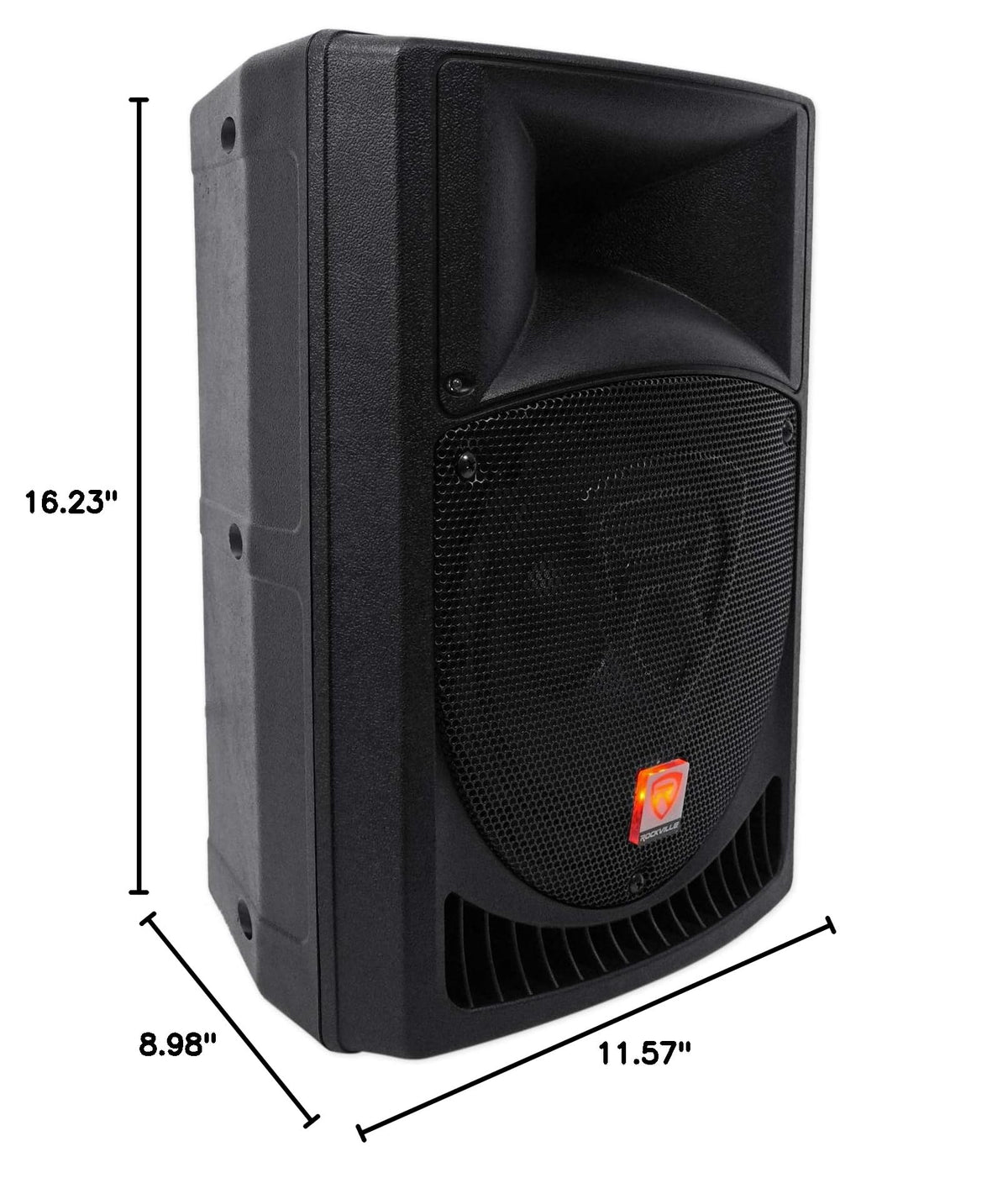 8" Powered PA Speaker System 2-Pack D29576