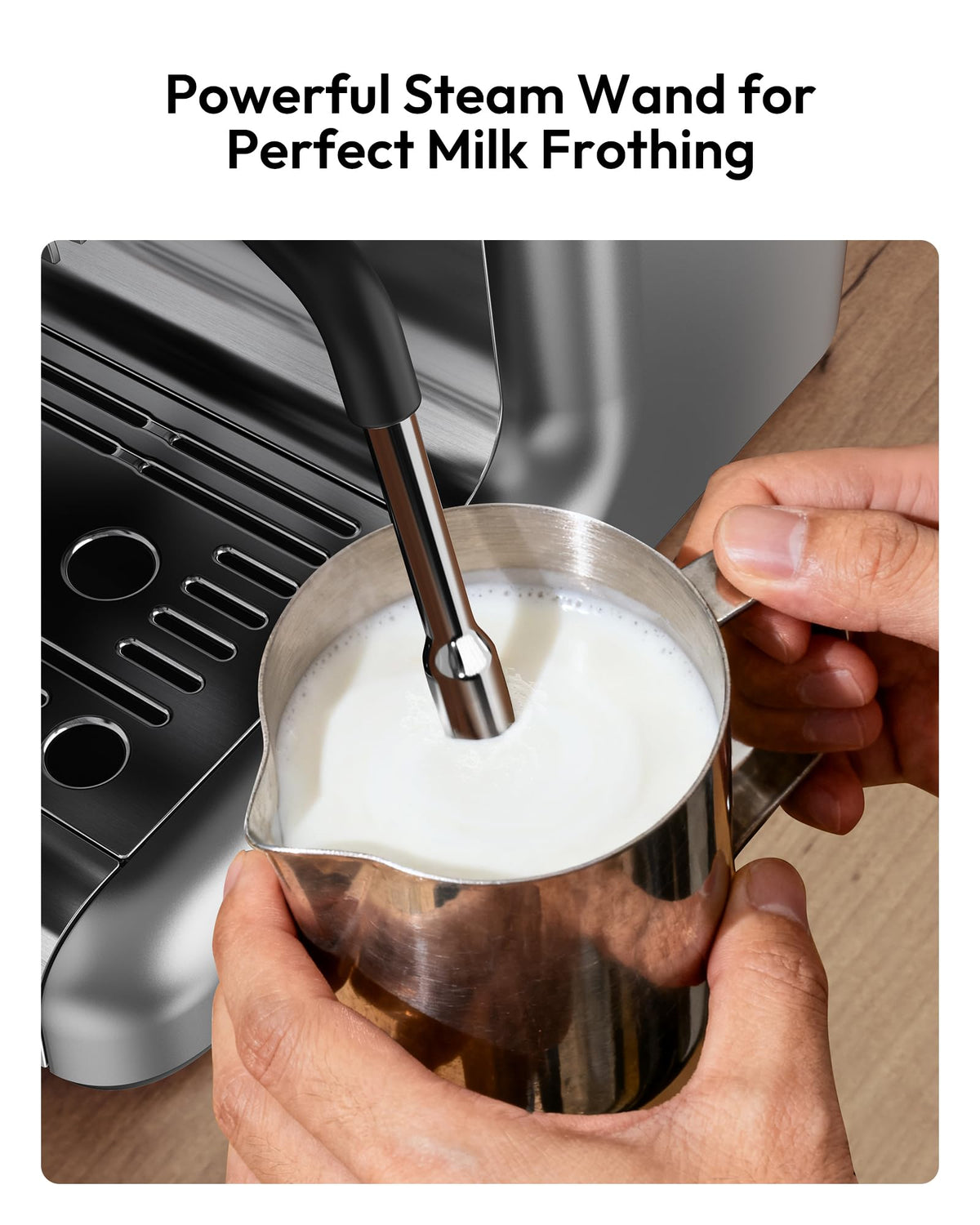 Espresso Machine with Grinder and Milk Frother L7101