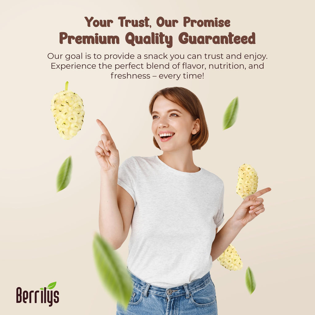 Organic Dried White Mulberries 2 Pack 10oz V59355