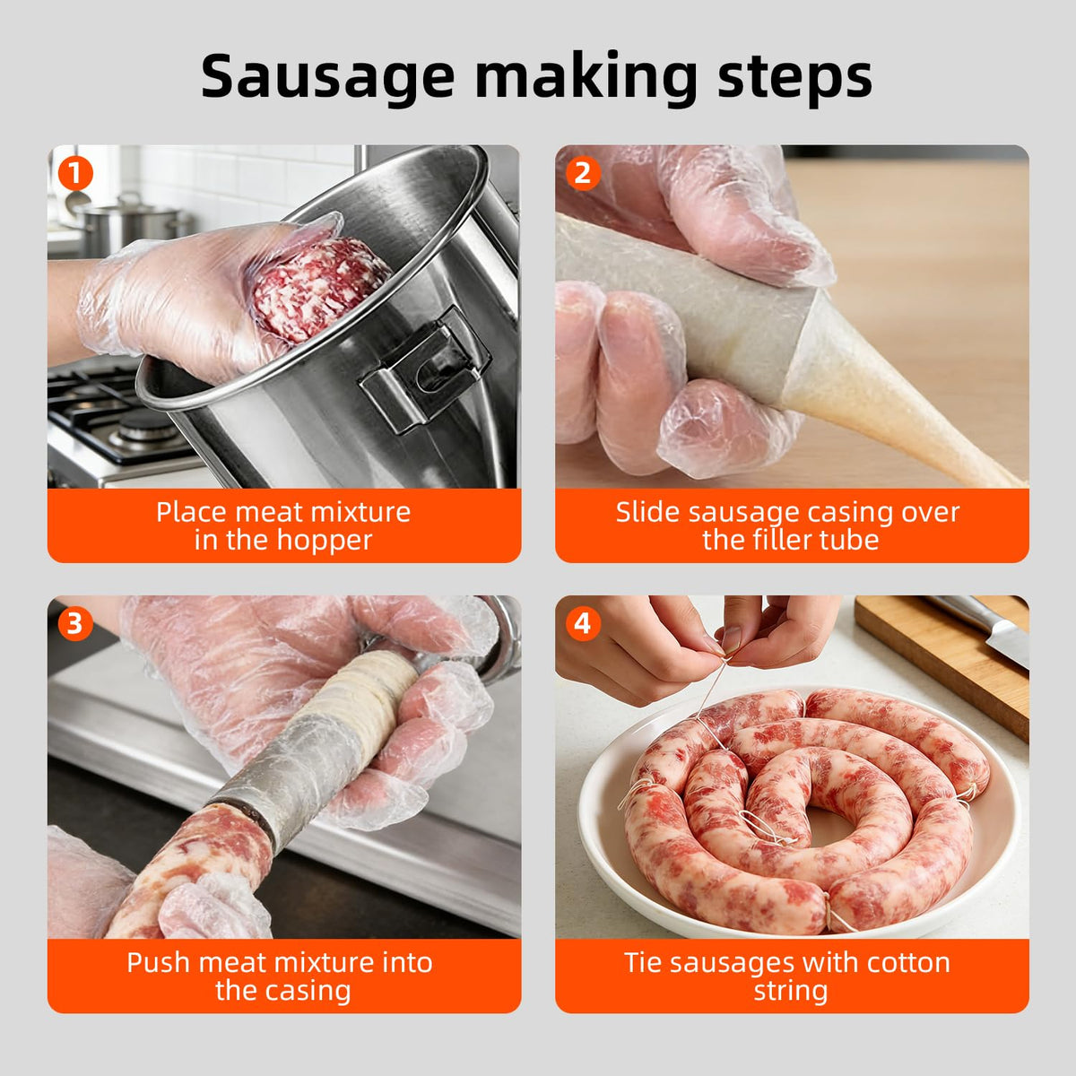 11LBS/5L Vertical Sausage Stuffer L1303