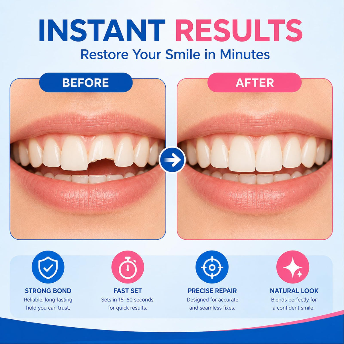 Dental Lab Instant Bonding Dental Glue 1oz C772