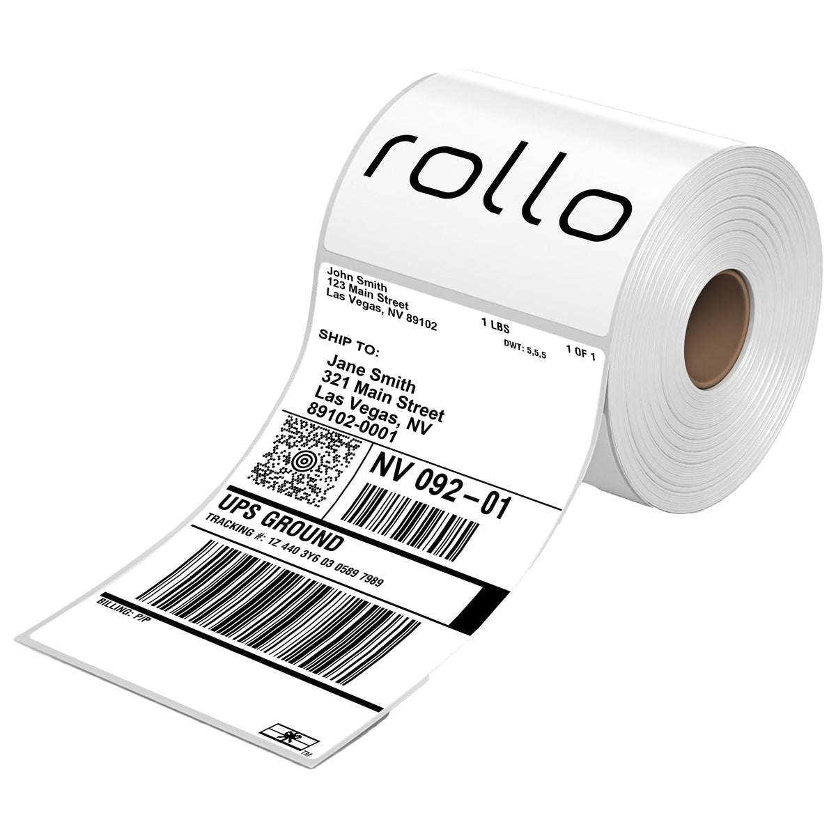 4x6 Direct Thermal Shipping Labels 500 Label Roll C908413