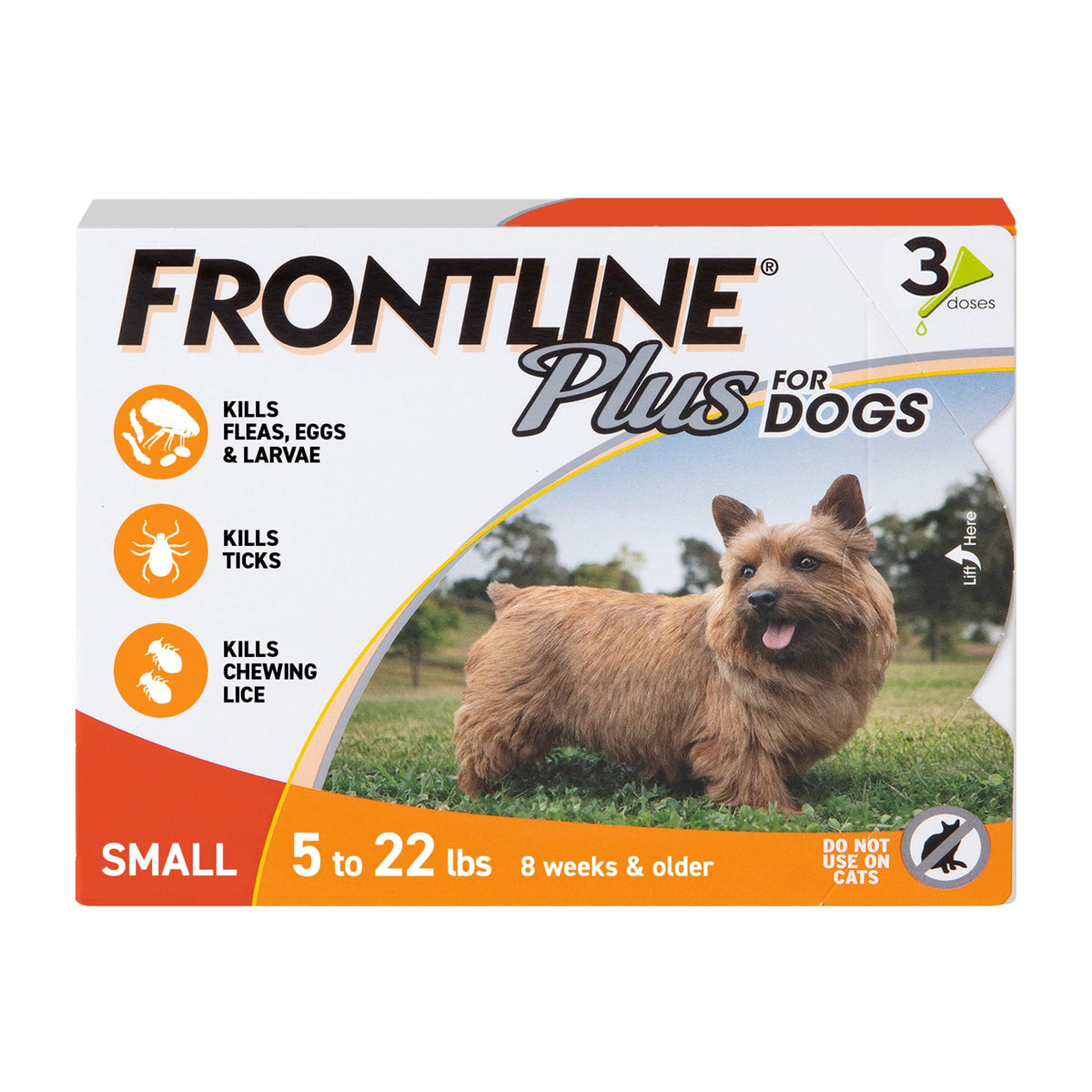 Flea & Tick Spot Treatment for Small Breed Dogs 5-22 lbs D8432