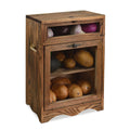 Wood Countertop Potato and Onion Storage Cabinet Y131269