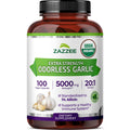 USDA Organic Odorless Garlic 20:1 Extract 100 Capsules B2230