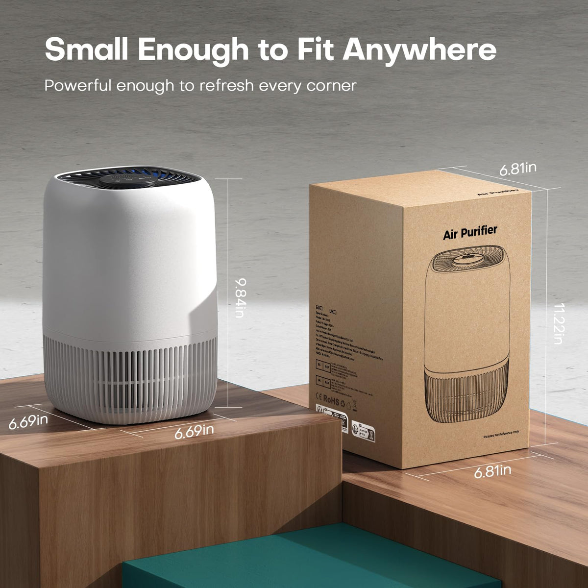 White High Efficiency Filter Air Purifier O42158