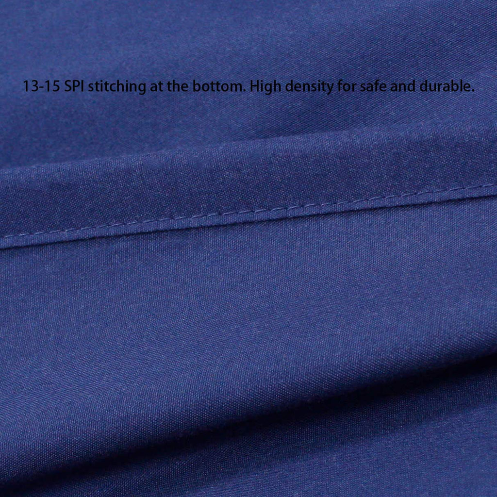 3-Pack Fitted Crib Sheets Set, 9" Deep Microfiber, Navy Blue Charcoal Gray P32030