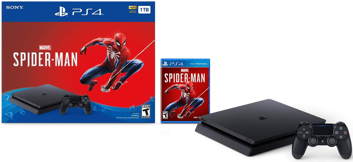 Playstation 4 Slim 1TB SSD Console with Wireless Controller D8824
