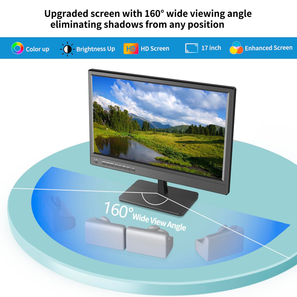 17 inch HD LED TV with Antenna H18983