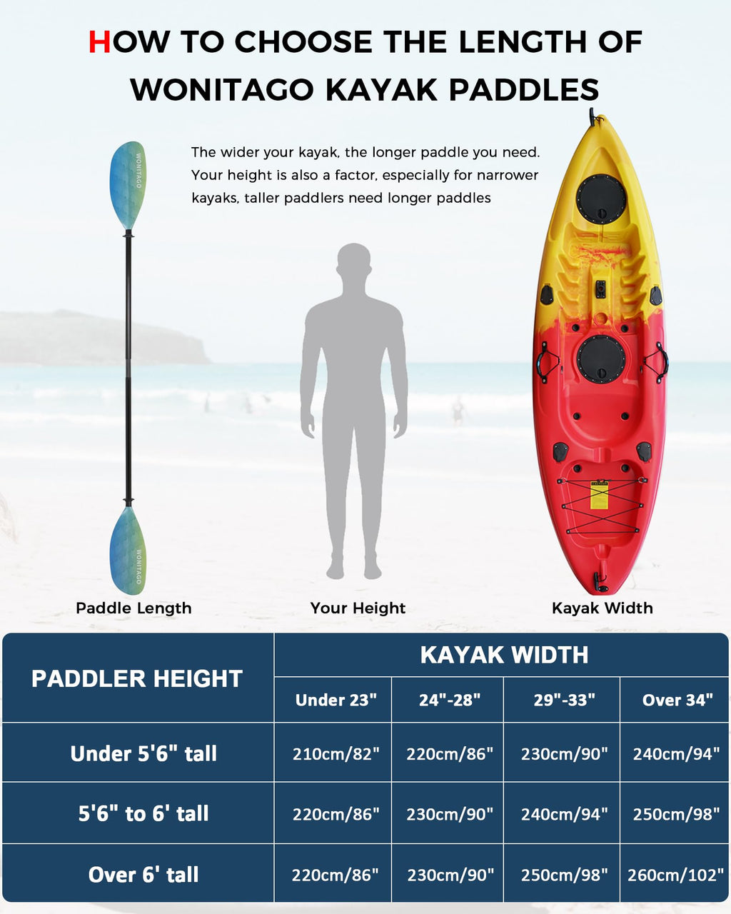 Adjustable Fiberglass Shaft Nylon Blade Kayak Paddle Q487316