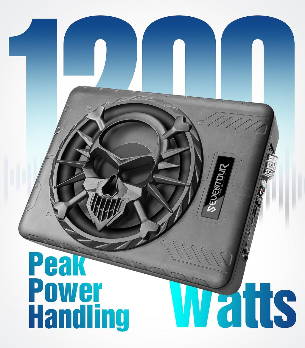 1200W Under Seat Car Subwoofer and Amp W784