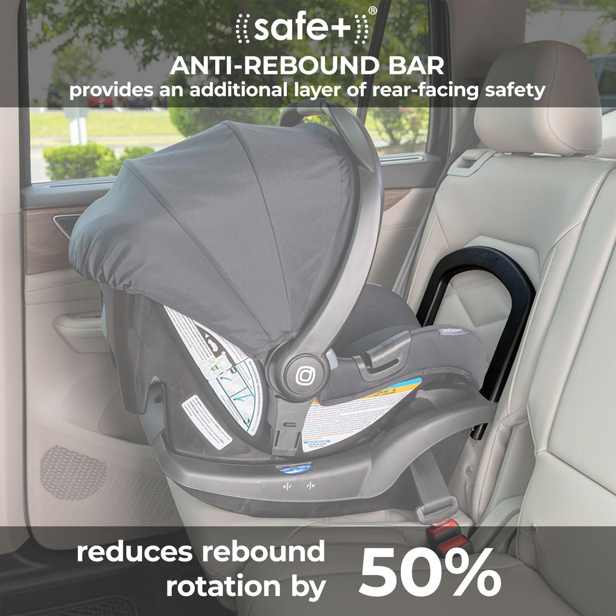 Infant Car Seat and Base, Rear-Facing 4-30lbs, Black T632