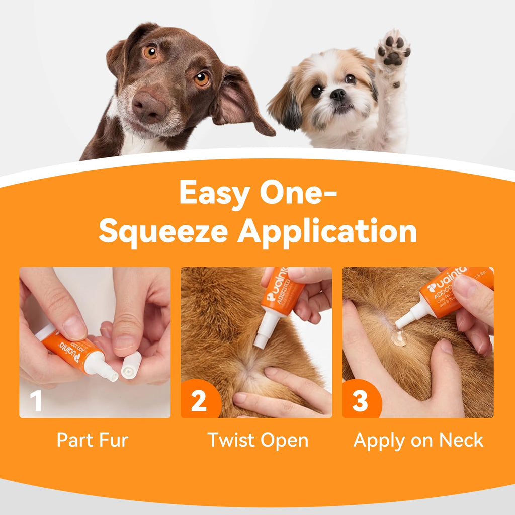 Flea and Tick Prevention for Large Dogs 3 Monthly Doses U694