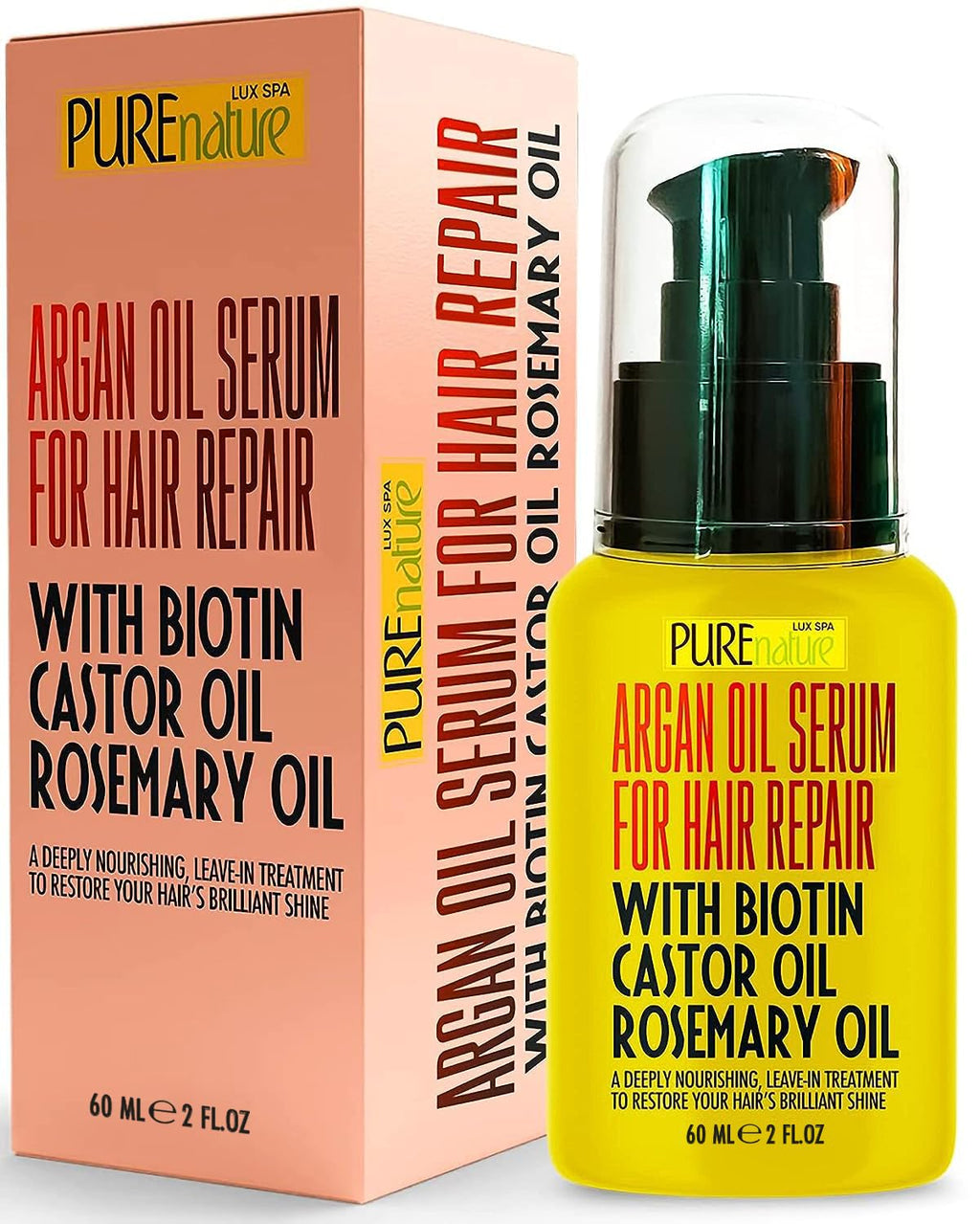 Coconut Shampoo and Conditioner Set and Moroccan Argan Oil Mask and Hair Serum O470