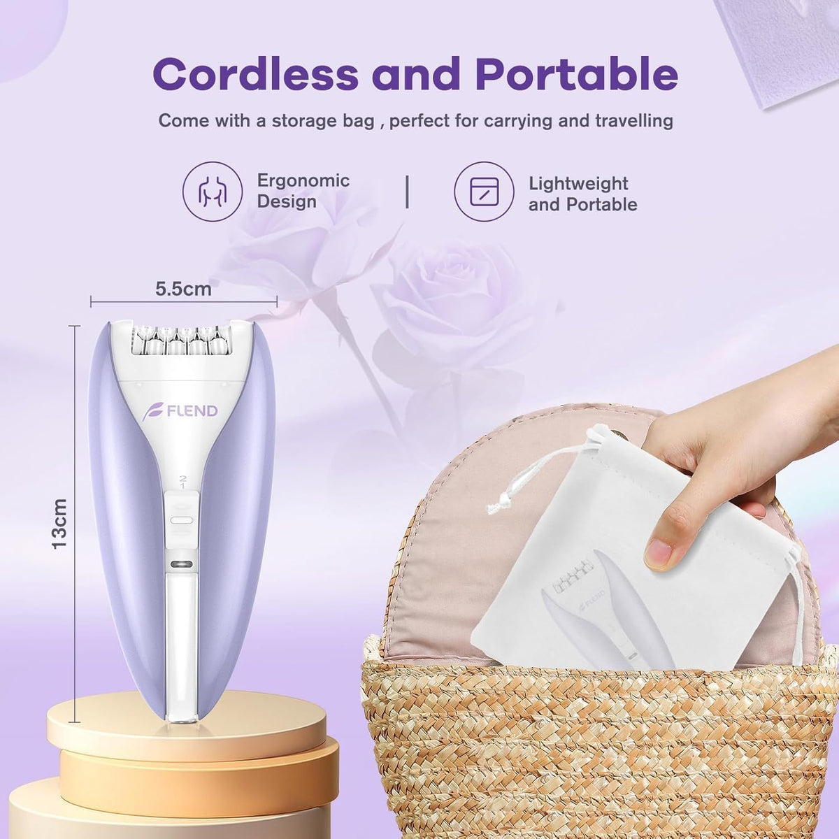 2-Speed Facial & Body Hair Remover U230212