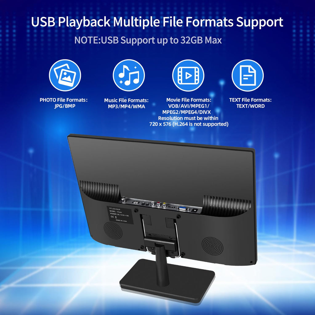 17 inch HD LED TV with Antenna H18983