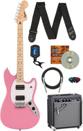Flash Pink HH Electric Guitar Bundle with Amplifier G612