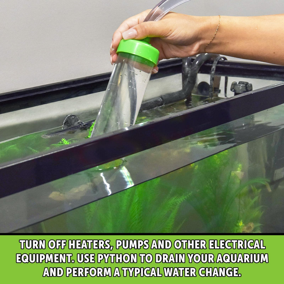 Aquarium Maintenance System, Gravel Cleaner and Water Changer, 25 Foot M7135