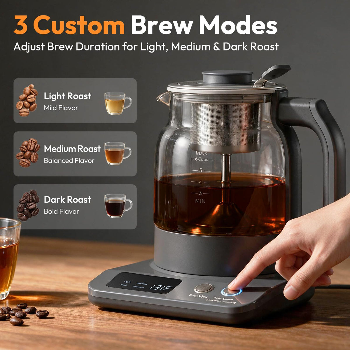 Electric Percolator Coffee Pot C915