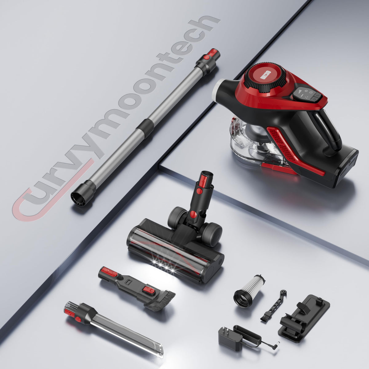 Cordless Stick Vacuum 45Kpa 1.5L Lightweight Handheld Vacuum Y859262
