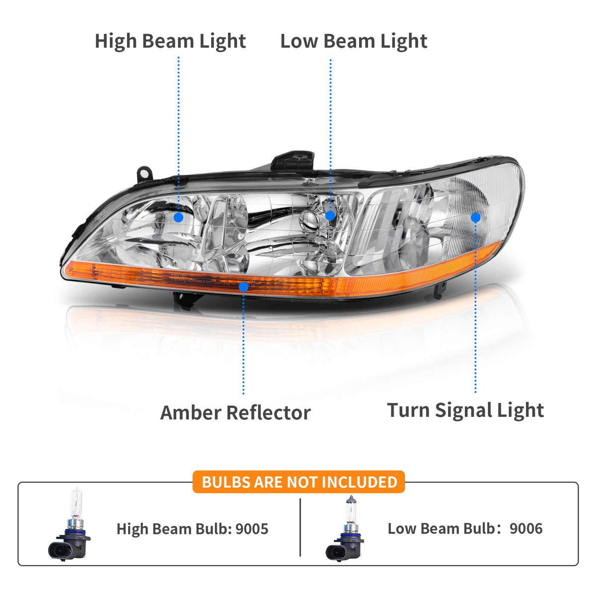 Headlight Assembly Chrome F442729