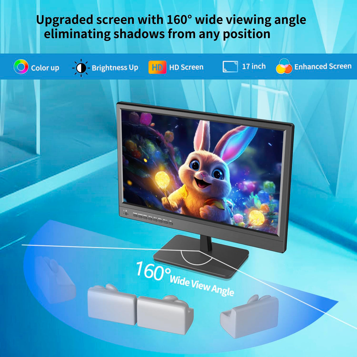 17 inch HD LED TV with Antenna H18983