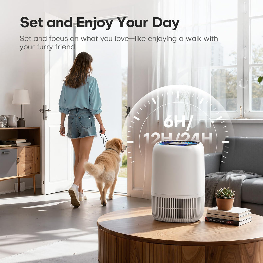 White High Efficiency Filter Air Purifier O42158