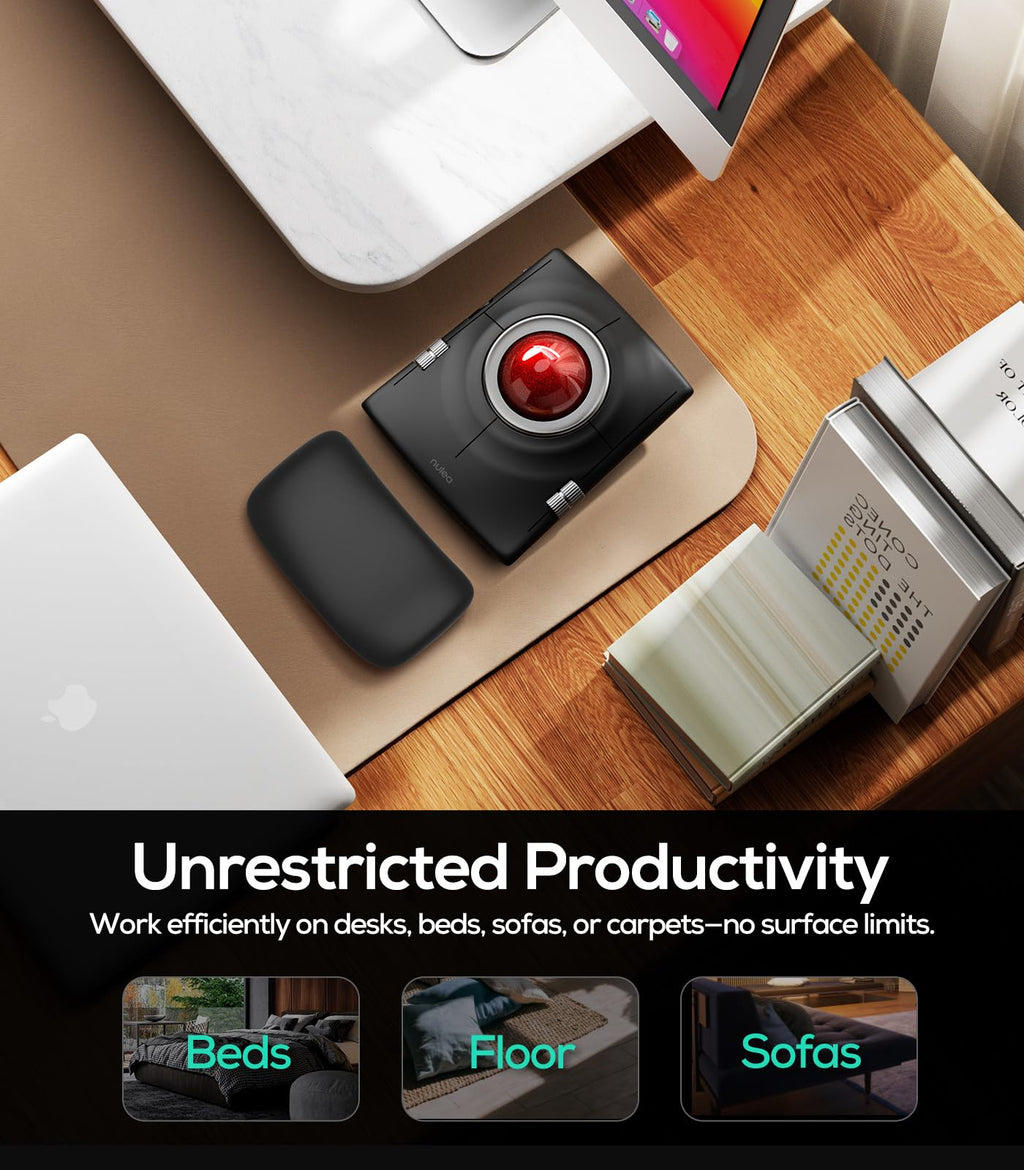 Wireless Ergonomic Trackball Mouse S63262