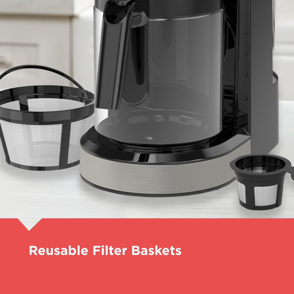 Single-Serve & Carafe Coffee Maker I481