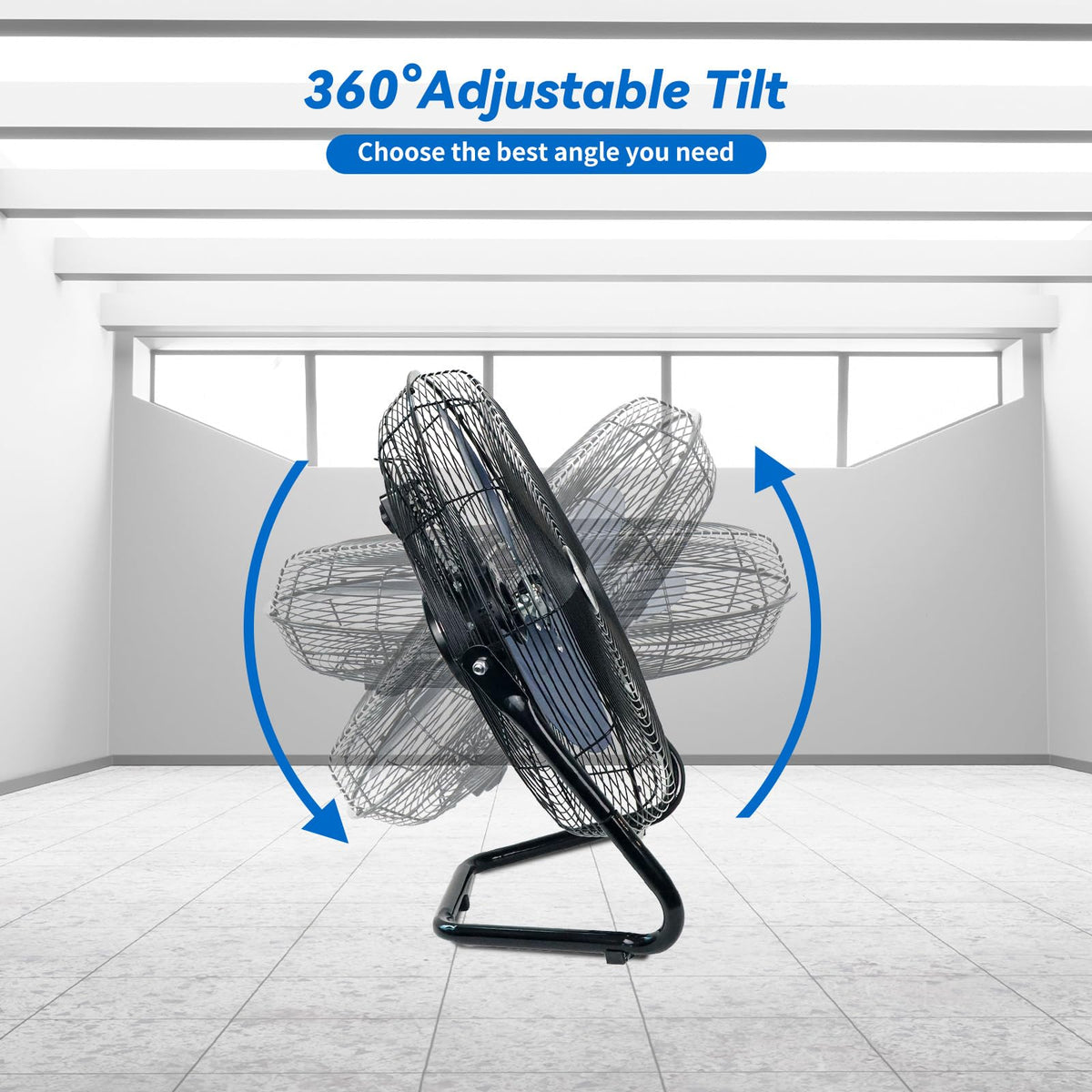 20 Inch High Velocity Industrial Floor Fan J403