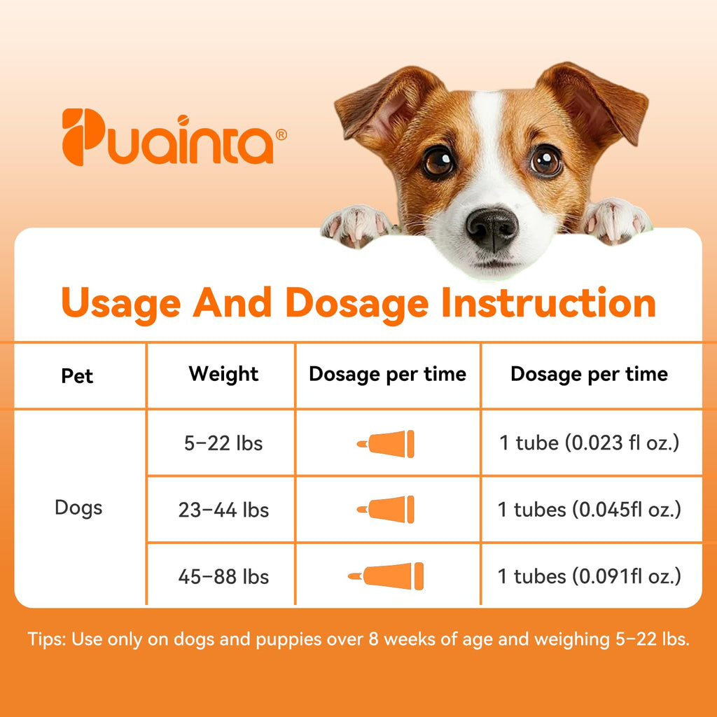 Flea and Tick Prevention for Large Dogs 3 Monthly Doses U694