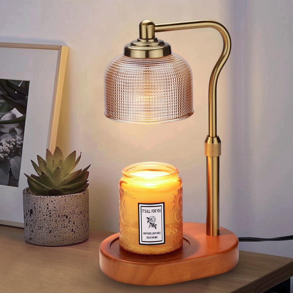 Electric Candle Warmer Lamp with Timer Dimmable Height Adjustable X842