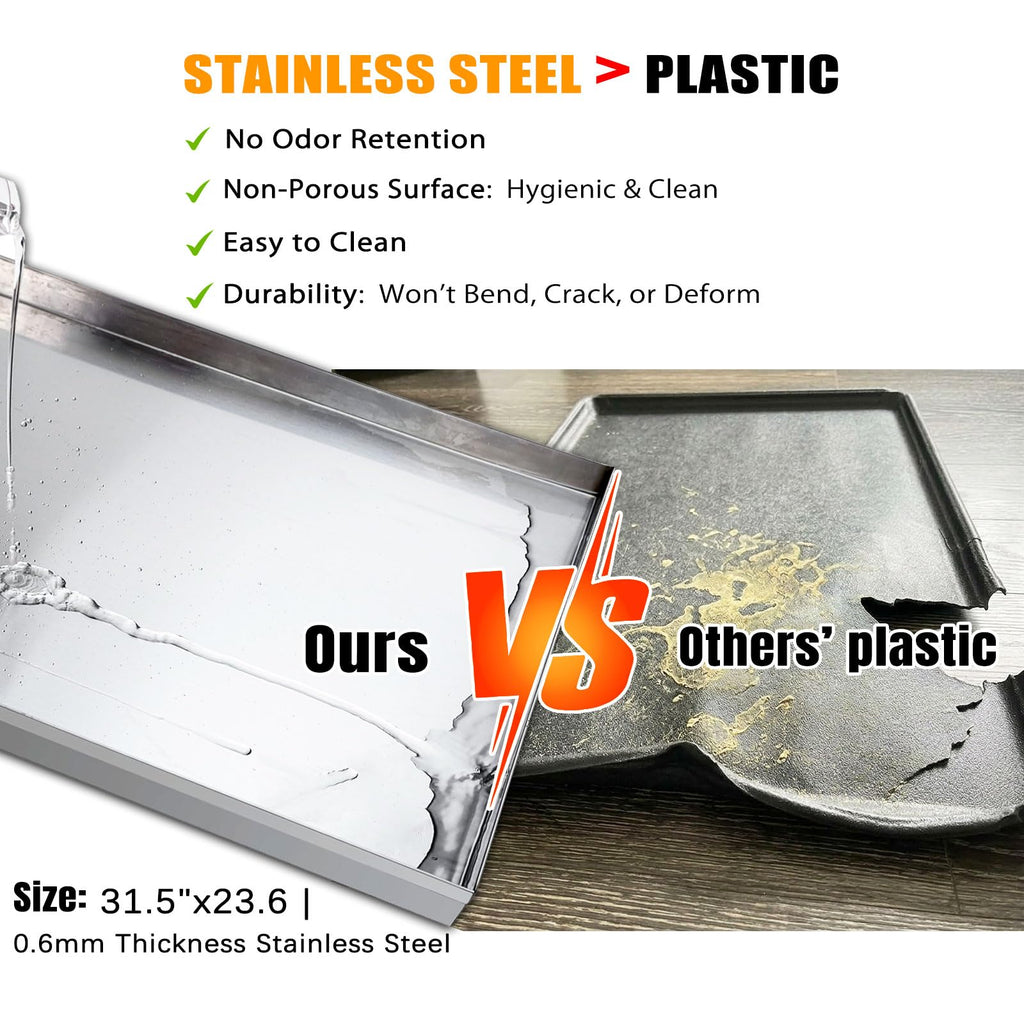 Grass Pee Pad with Stainless Steel Tray J22594