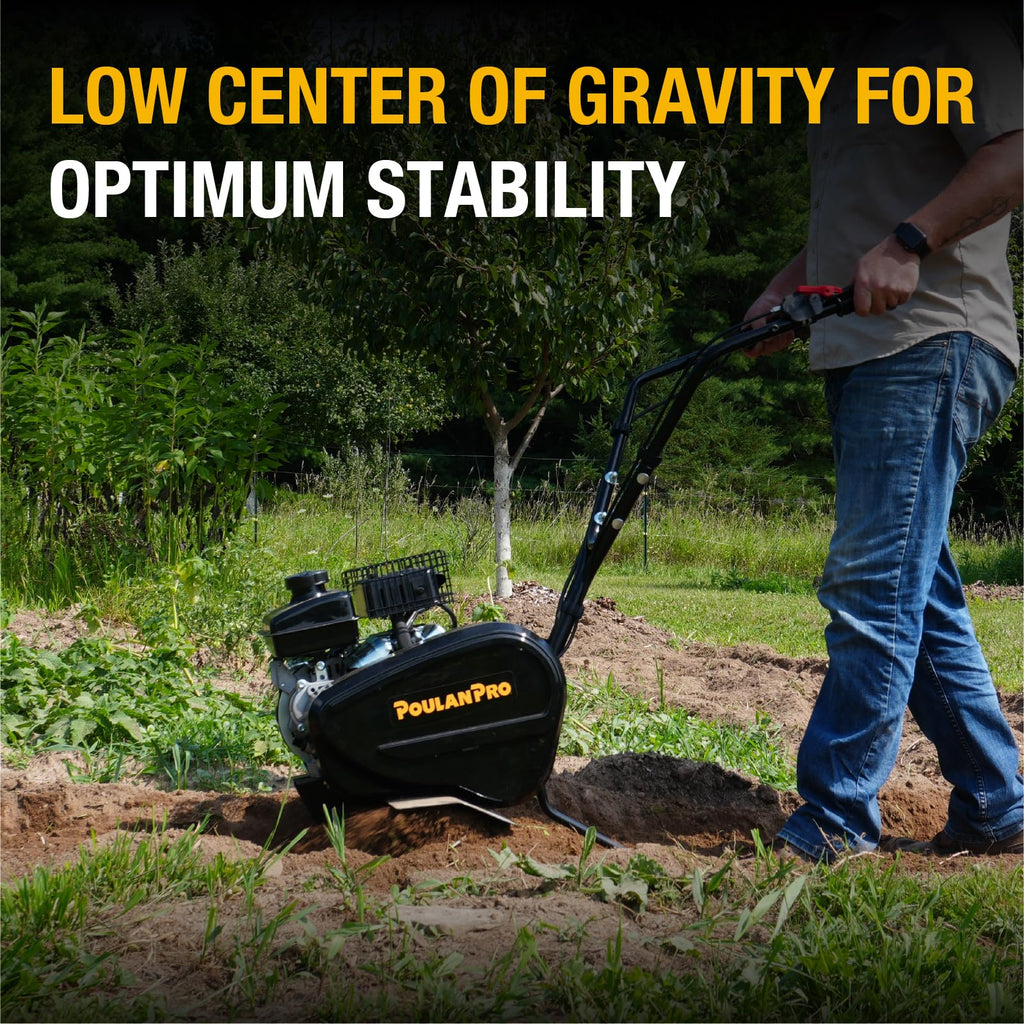 2 in 1 Gas Tiller Cultivator with 79 cc Engine and Adjustable Tilling Width Z4187