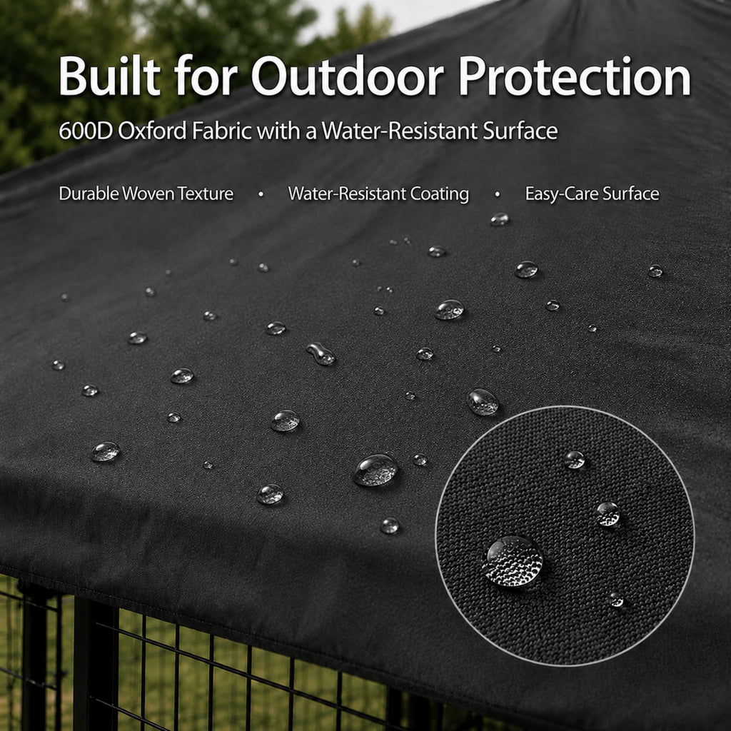 10x10 FT Heavy Duty Waterproof Dog Kennel Cover K159214