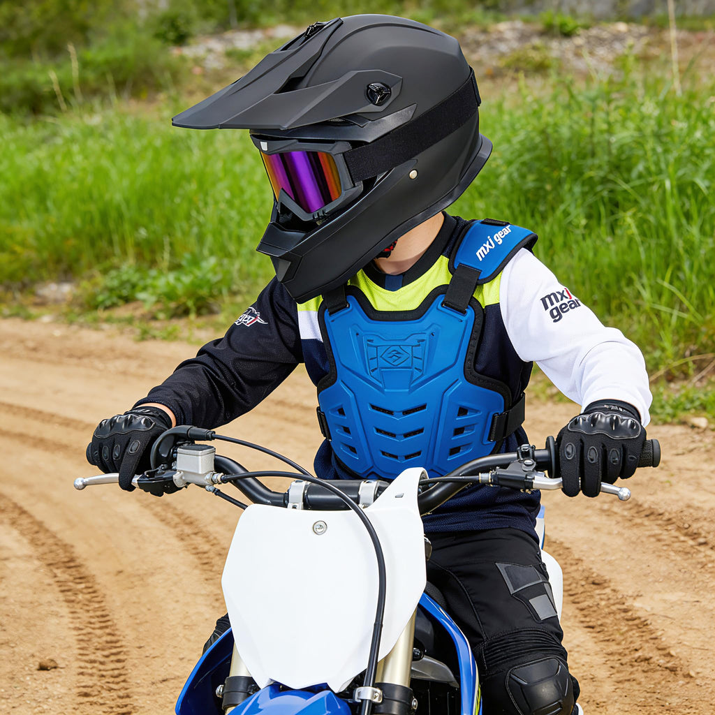 Youth Full Face Motocross Helmets Set Q6485
