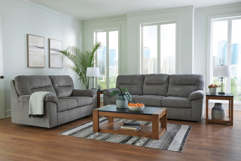 Light Gray Glider Loveseat U57521