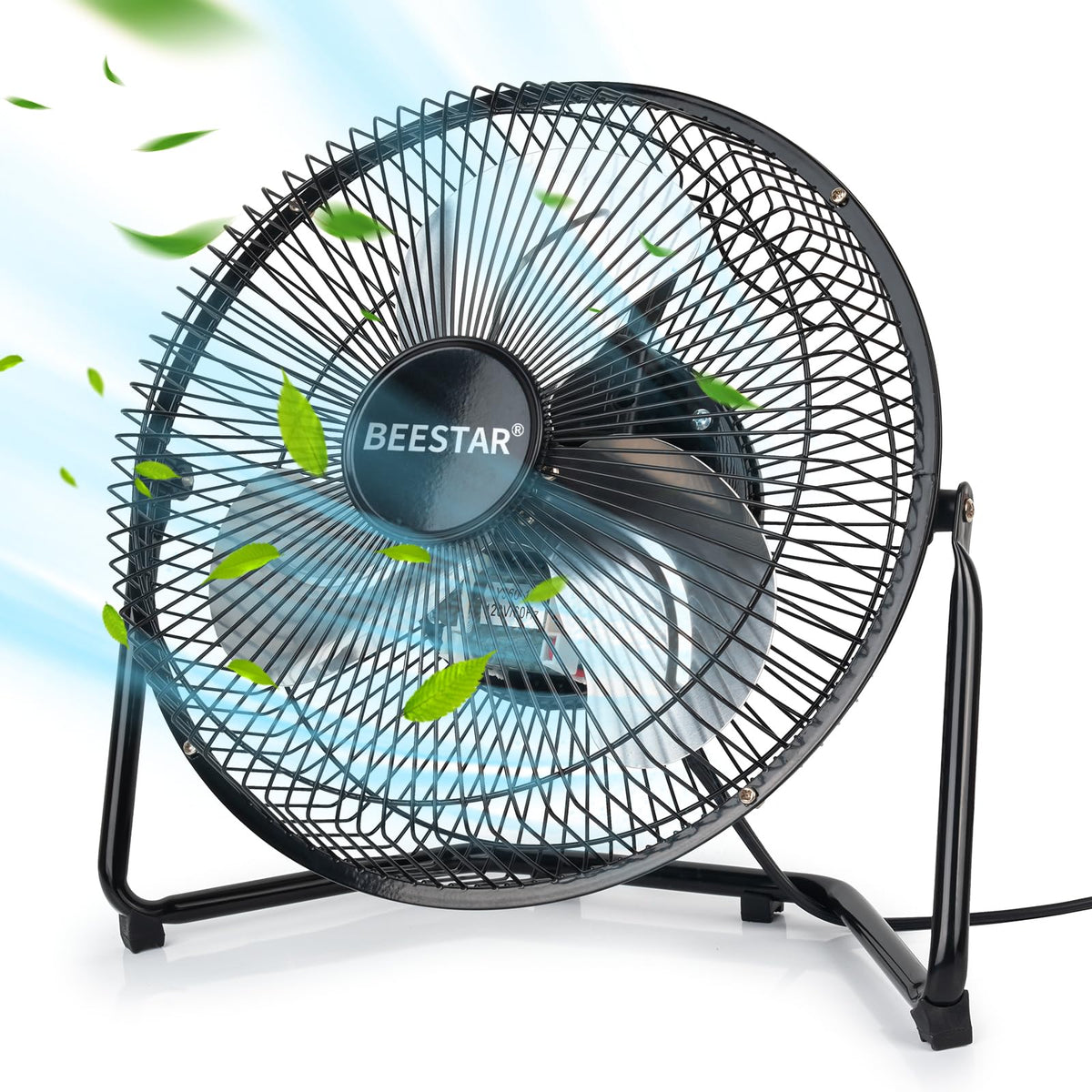 9 Inch Portable Metal Floor Fan K781