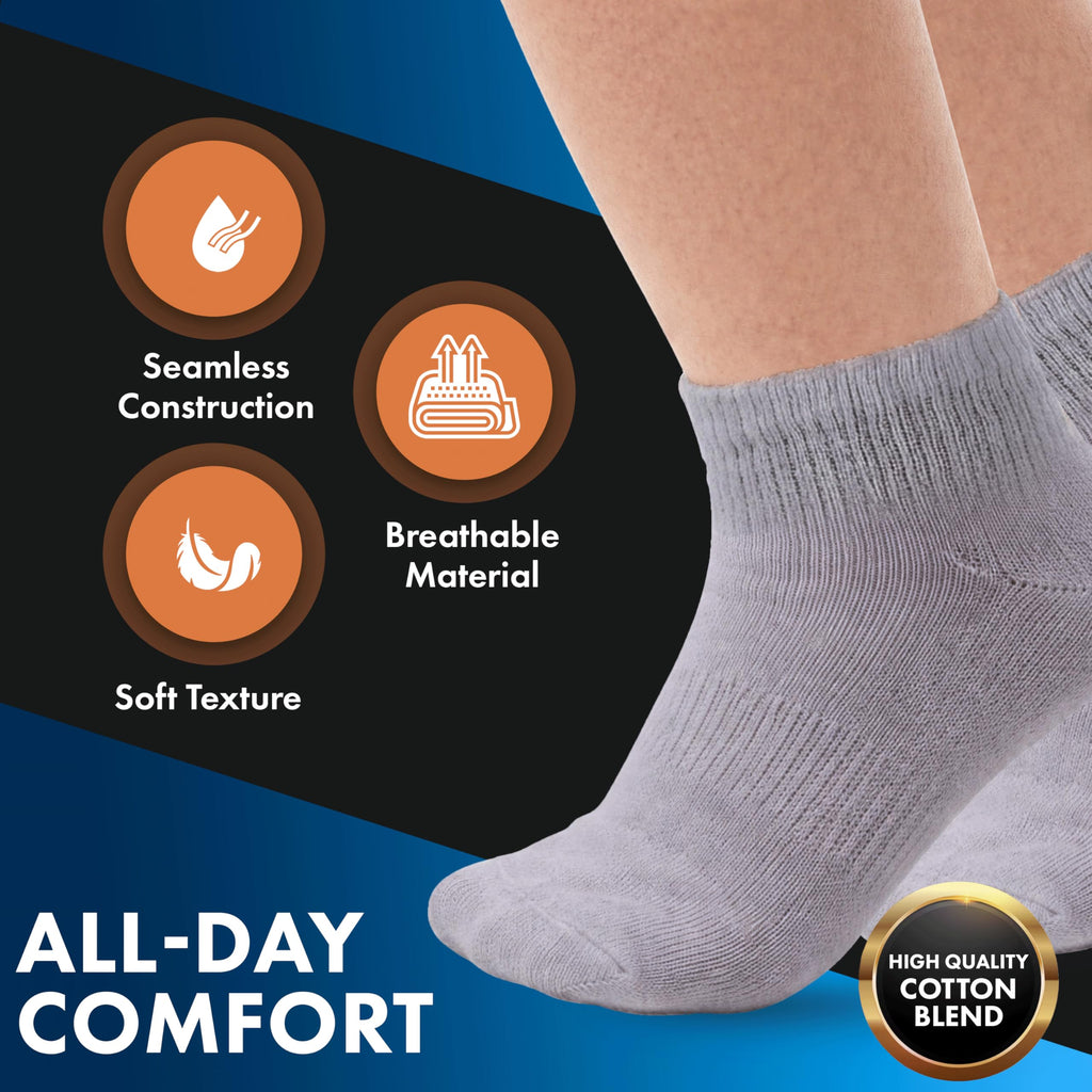 Loose Fit Non-Binding Ankle Socks 6 Pairs H82859