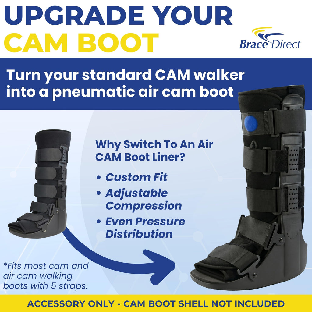 Tall Walking Boot Replacement Liner with Air Pump Bladder J777