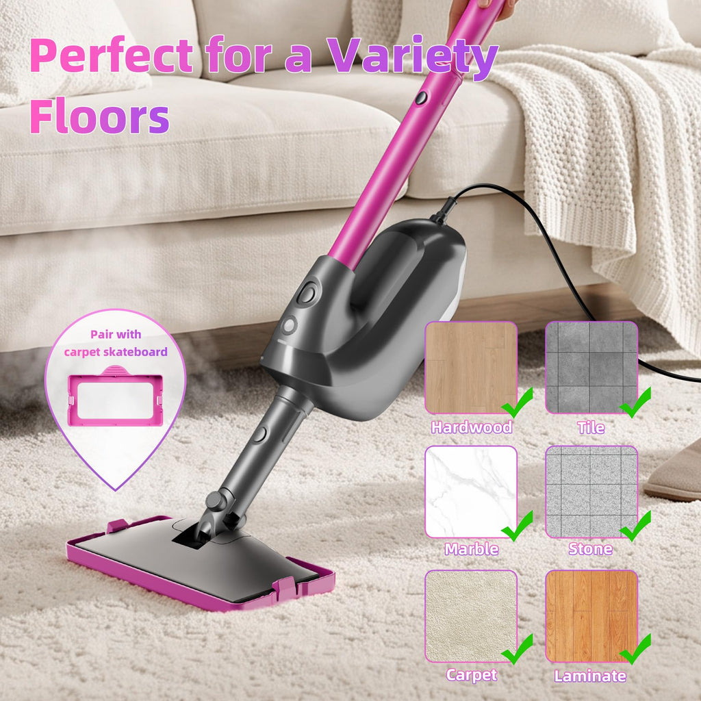 9-in-1 Detachable Handheld Steam Mop W124730